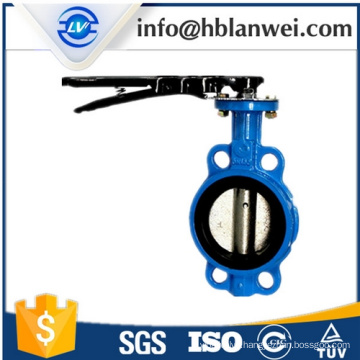 D71X-16 steel handle manual butterfly valve